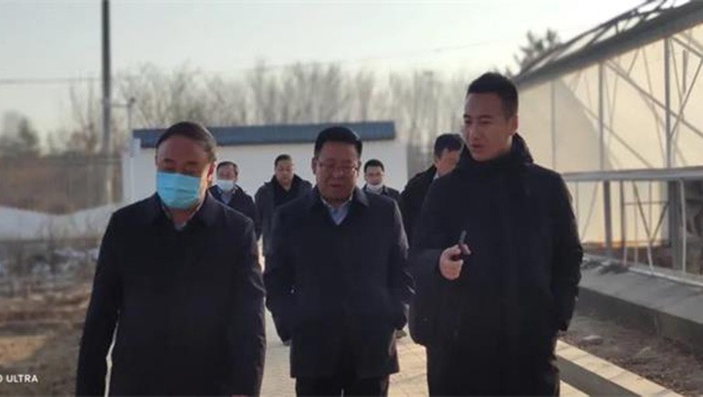 定西市民政局副局長(cháng)徐斌科一行蒞臨奇正養老考察調研